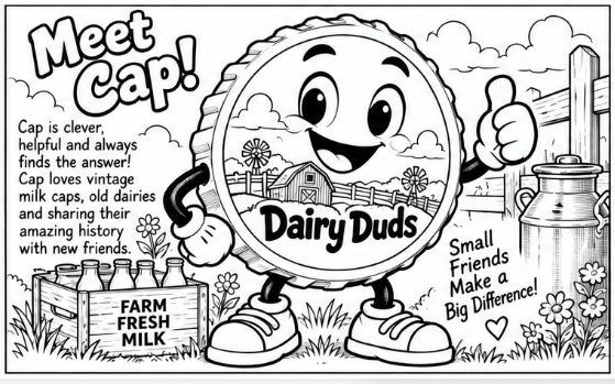 Moo & Cap's Dairy Duds Printable Coloring Book